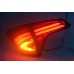Honda HRV HR-V 15-19 Dark Chrome Smoke Light Bar LED Tail Lamp